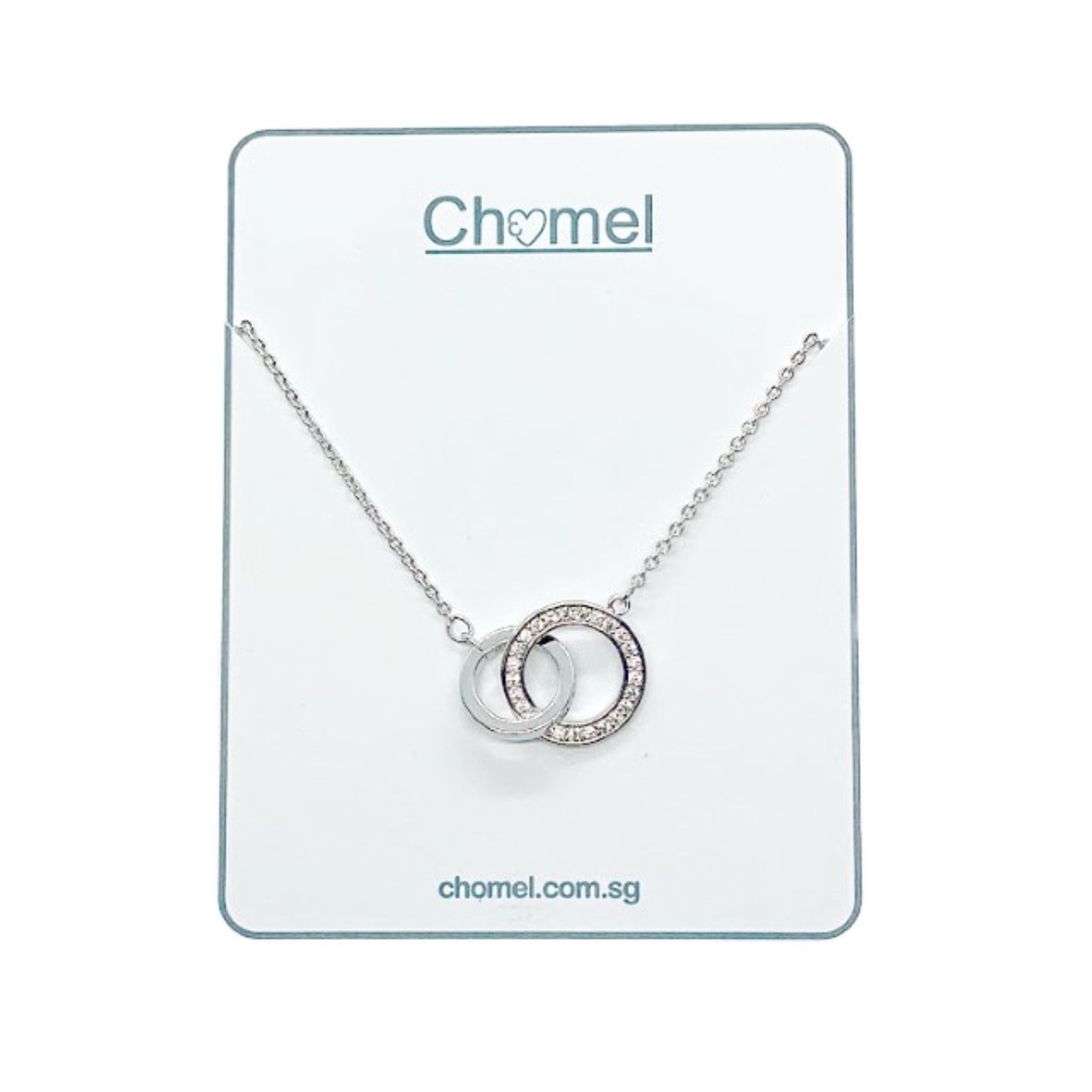 Interlocking Circle Necklace.