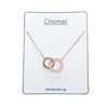 Interlocking Circle Necklace.