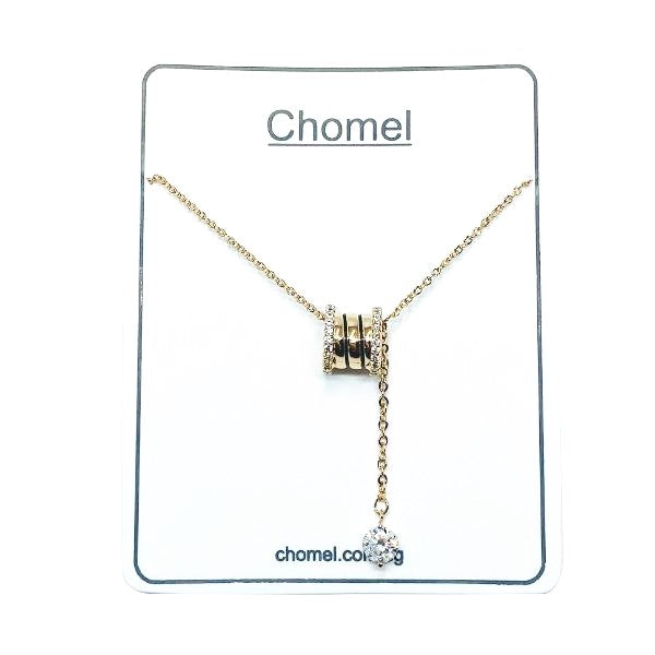 Tunnel Cubic Zirconia Necklace.