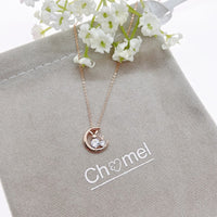 Rabbit Cubic Zirconia Necklace - CHOMEL