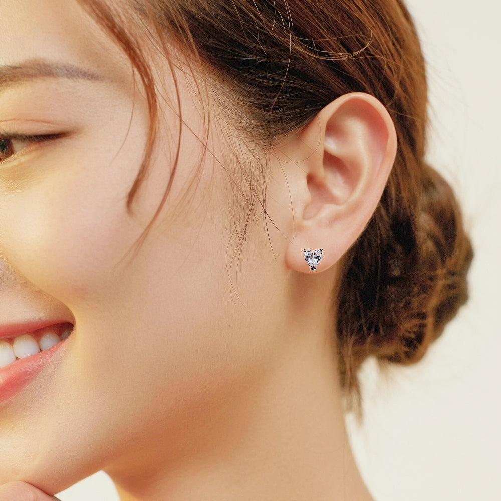 6mm cubic on sale zirconia stud earrings