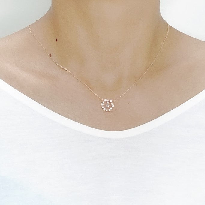 Star Cubic Zirconia Necklace.