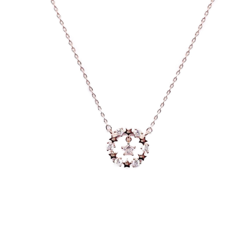 Star Cubic Zirconia Necklace.