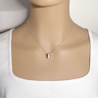 Tunnel Mother of Pearl Necklace - CHOMEL