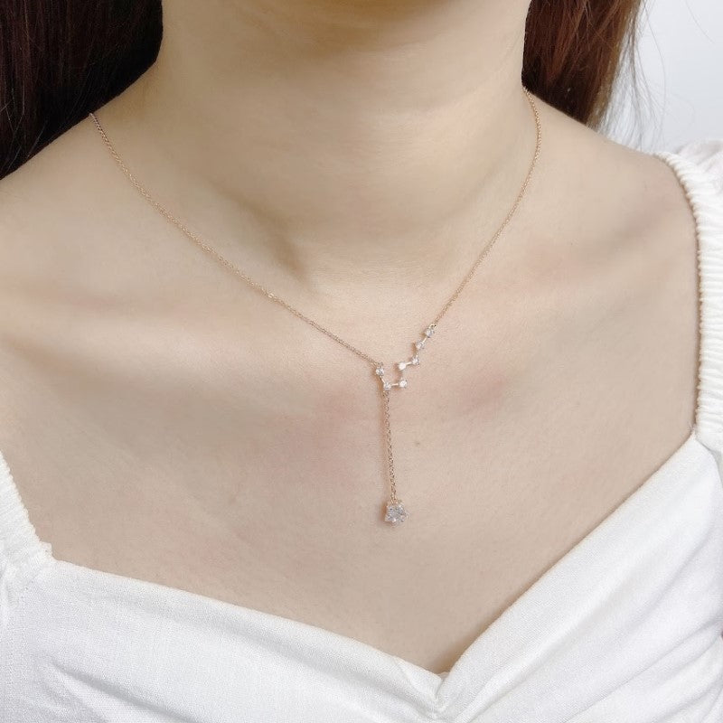 Star Cubic Zirconia Necklace.