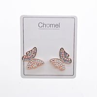 Butterfly Cubic Zirconia Earring - CHOMEL