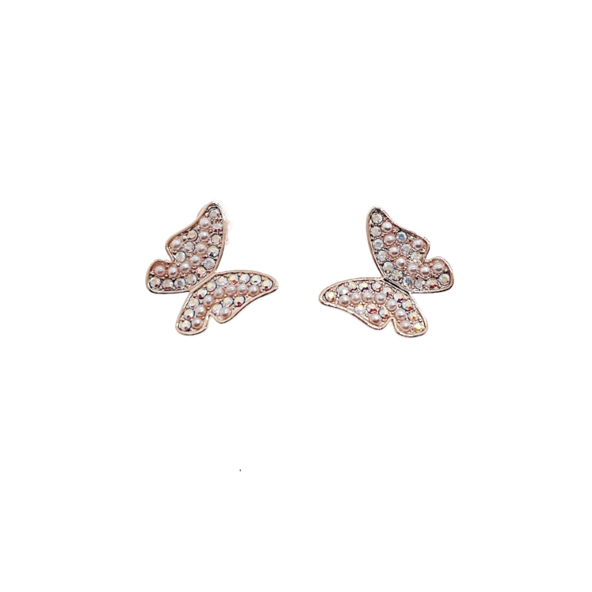 Butterfly Cubic Zirconia Earring - CHOMEL