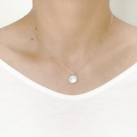 Mermaid Tail Mother of Pearl Necklace.