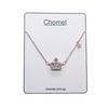 Crown Cubic Zirconia  Necklace.