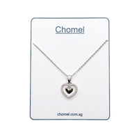 Heart Cubic Zirconia Necklace.