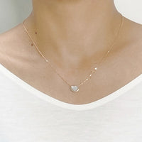 Heart Mother of Pearl Necklace.