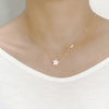 Star & Moon Cubic Zirconia Necklace.