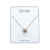 Round Cubic Zirconia Necklace.