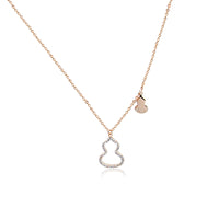 Gourd-Hulu Cubic Zirconia Necklace.