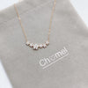 Flower Cubic Zirconia Necklace.
