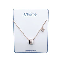 Tunnel Cubic Zirconia Necklace.