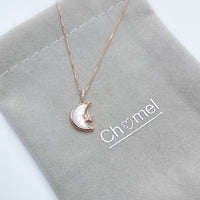 Moon & Star Necklace.