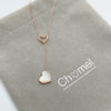 Heart Mother of Pearl Necklace.