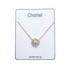 Cubic Zirconia Pendant Necklace.