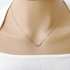 Leaf Cubic Zirconia Necklace - CHOMEL