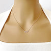 Leaf Cubic Zirconia Necklace - CHOMEL