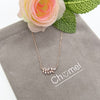 Leaf Cubic Zirconia Necklace - CHOMEL