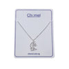 Moon & Star Cubic Zirconia Necklace.