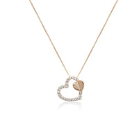 Heart Cubic Zirconia Necklace - CHOMEL