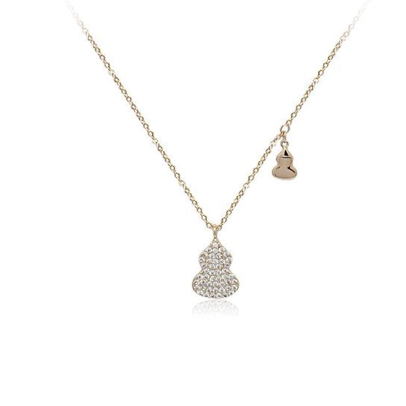 Gourd-Hulu Cubic Zirconia Necklace.