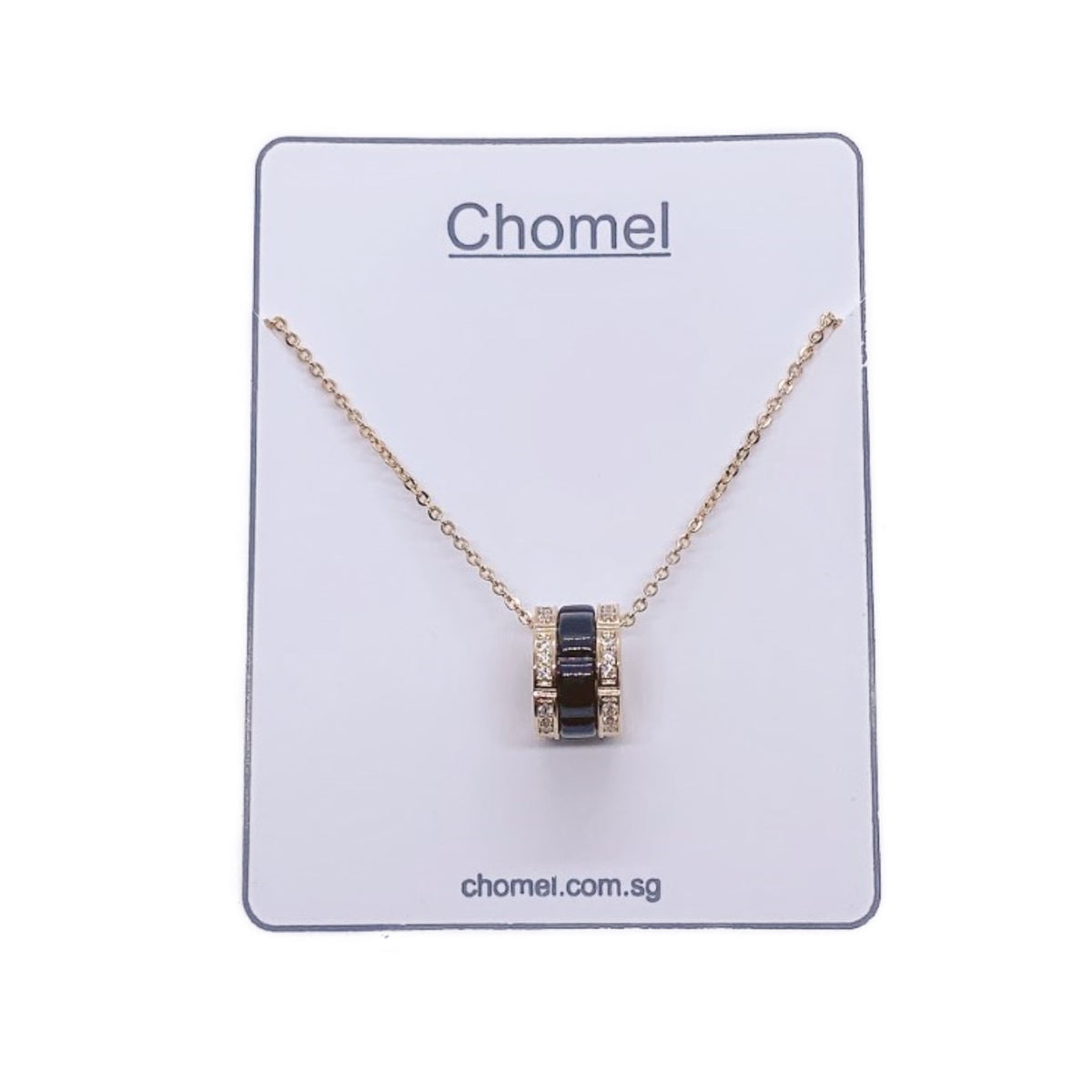 Tunnel Cubic Zirconia Necklace.