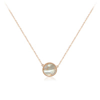 Moon & Star Mother of Pearl Necklace.