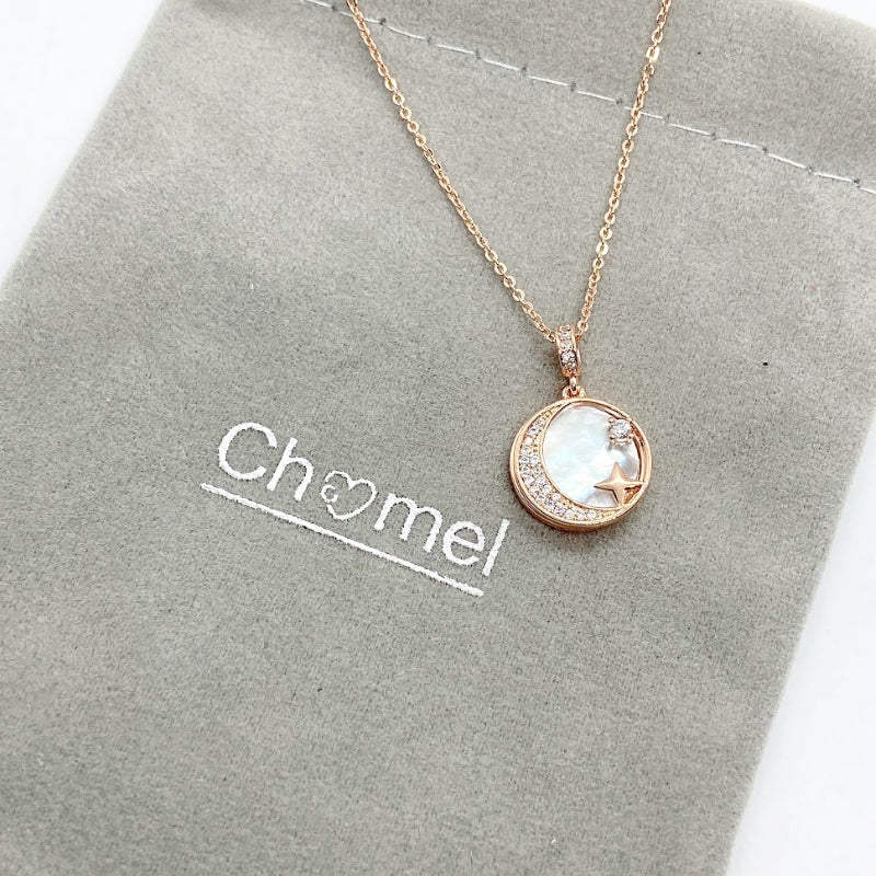 Gold sales moon jewelry
