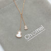 Gourd-Hulu Mother of Pearl Necklace.