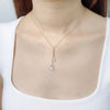 Gourd-Hulu Mother of Pearl Necklace.