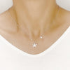 Starfish Cubic Zirconia Necklace.