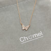 Butterfly Cubic Zirconia Necklace.