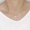 Butterfly Cubic Zirconia Necklace.