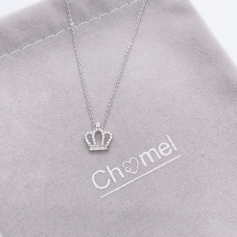 Crown Cubic Zirconia Necklace.