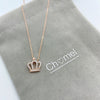 Crown Cubic Zirconia Necklace.