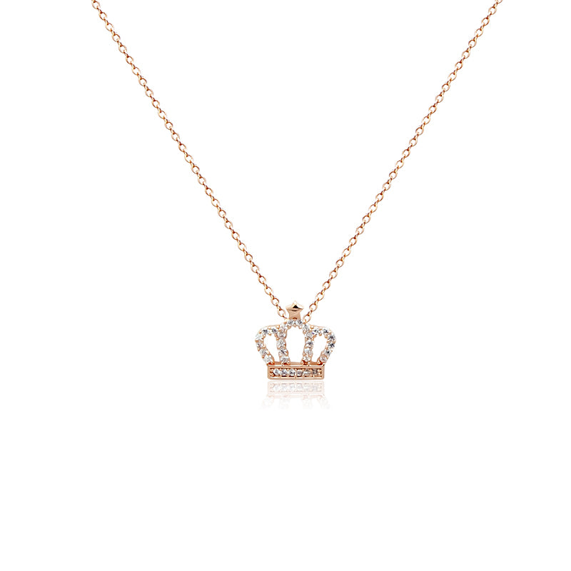 Crown Cubic Zirconia Necklace - CHOMEL