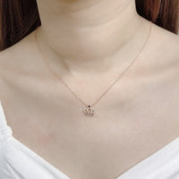 Crown Cubic Zirconia Necklace.