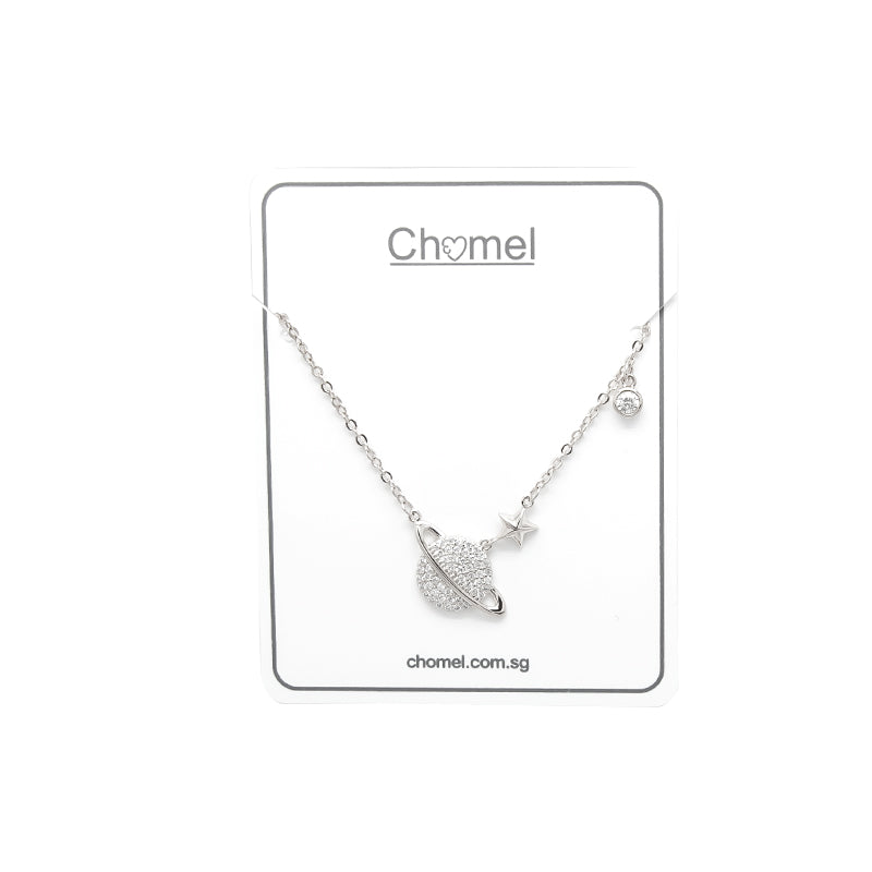 Planet Cubic Zirconia Necklace.