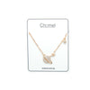 Planet Cubic Zirconia Necklace.