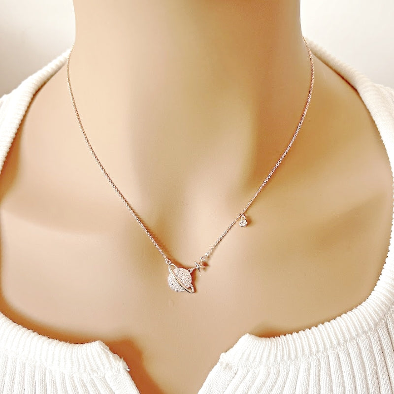 Moira Cubic Zirconia Necklace | Laura Foote Designs