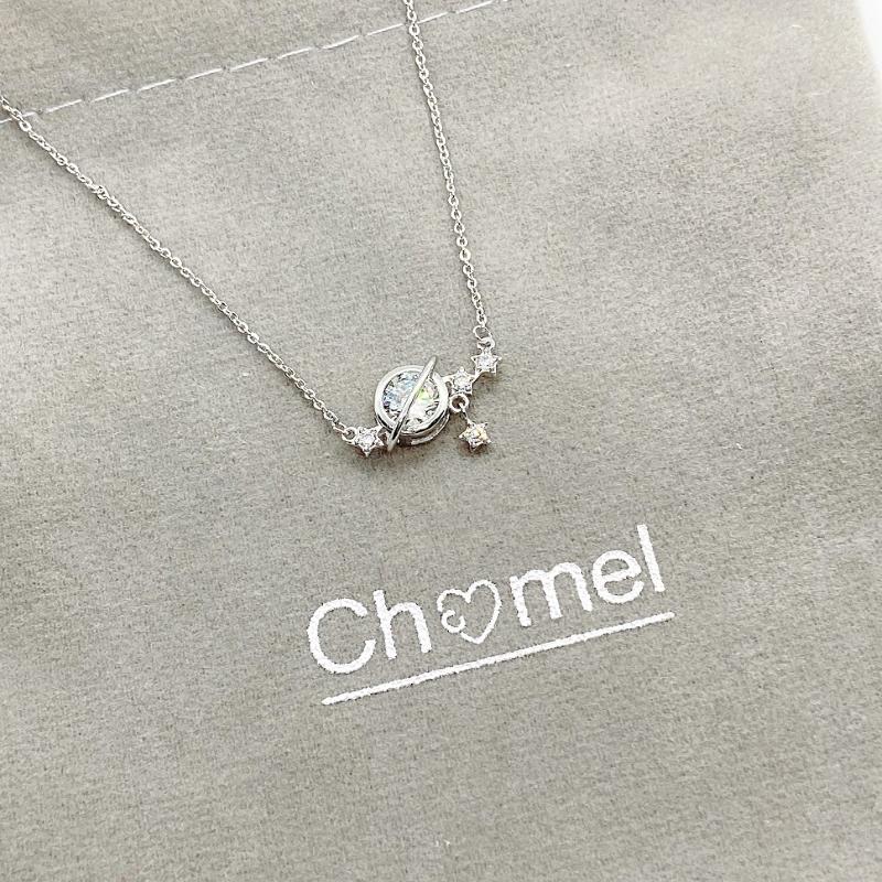 Planet Cubic Zirconia Necklace.