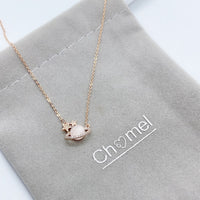 Planet Cubic Zirconia Necklace.