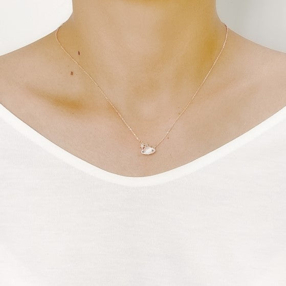 Planet Cubic Zirconia Necklace.