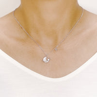 Planet Cubic Zirconia Necklace.