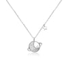 Planet Cubic Zirconia Necklace.