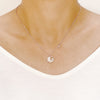 Planet Cubic Zirconia Necklace.